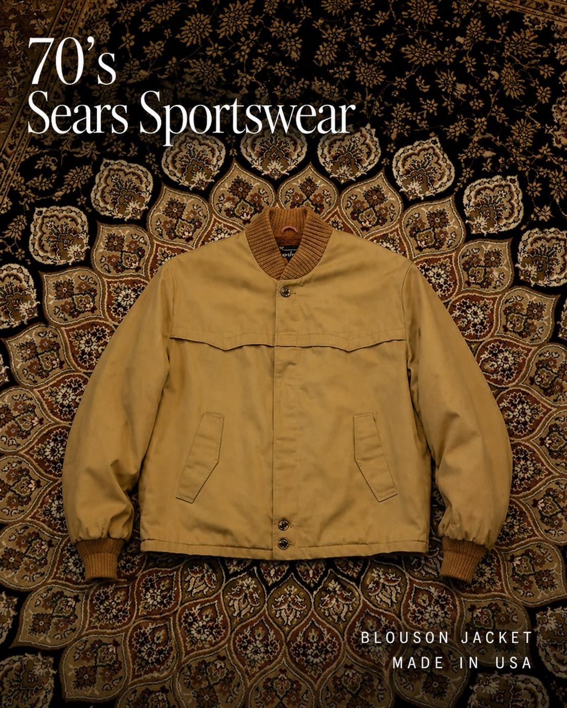 70s 빈티지 Sears 시어스 웨스턴 블루종 made in usa 상품이미지1