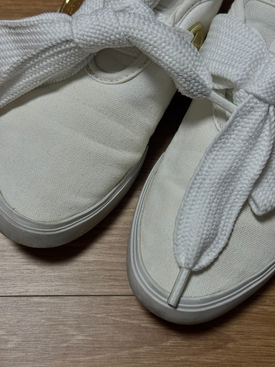 아디다스 운동화 슬릭로우 리본 슬립온 화이트 골드 메탈릭 240 상품이미지2