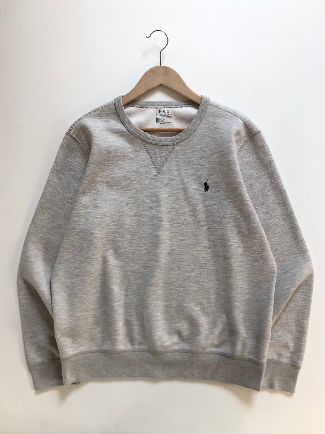 Polo 폴로 랄프로렌 포니 로고 그레이 컬러 맨투맨 상품이미지3