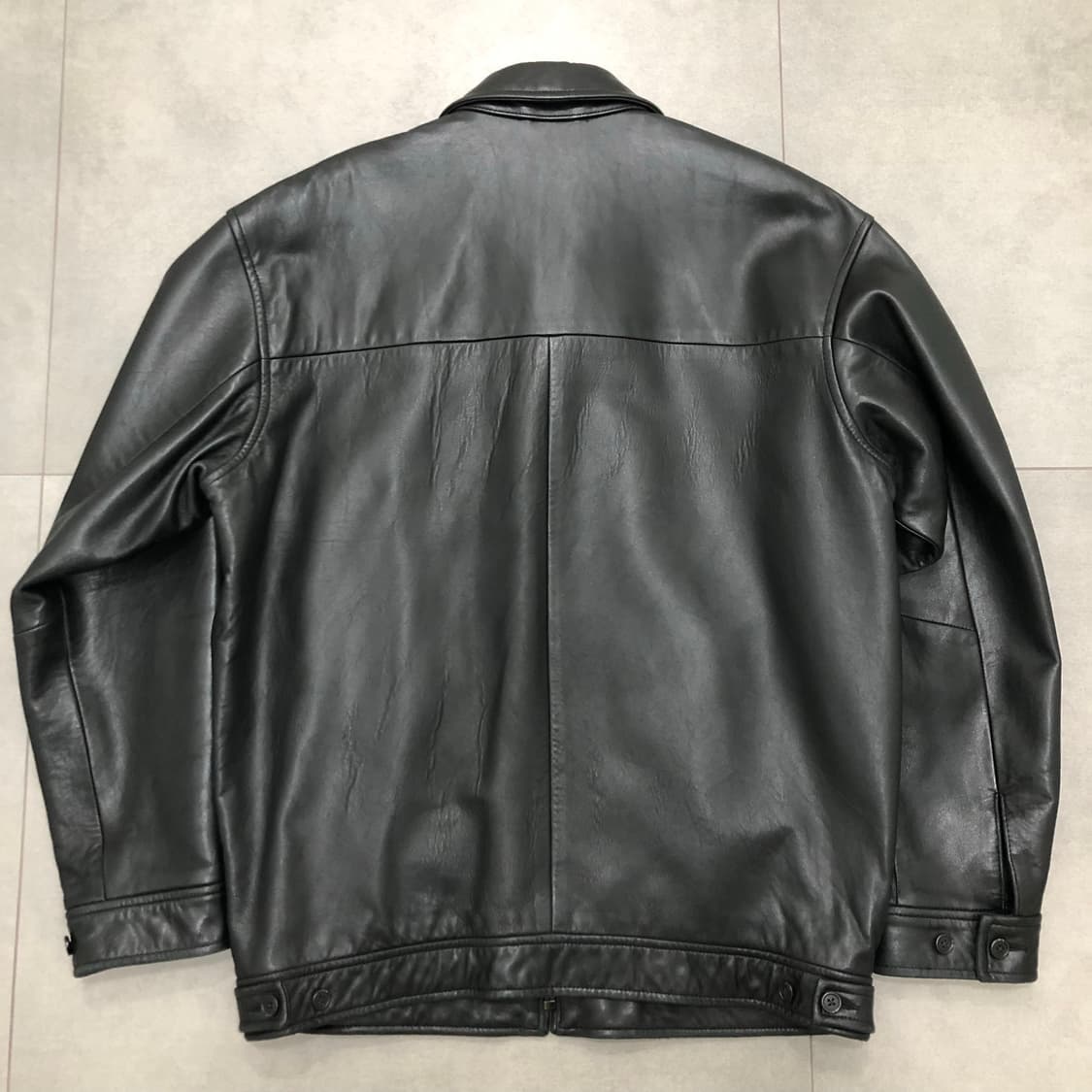 폴로 랄프로렌 레더 가죽 자켓 블랙 S 상품이미지5