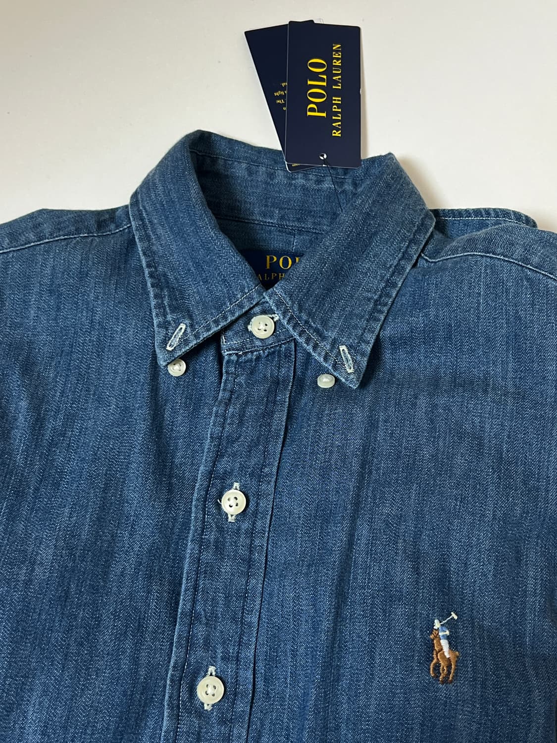 폴로랄프로렌 클래식핏 데님셔츠 상품이미지1