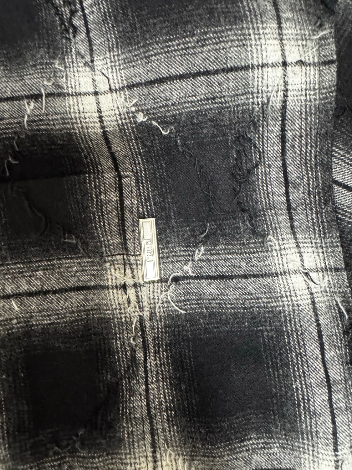 준지 아가일 블랙 셔츠 50 팝니다 상품이미지3