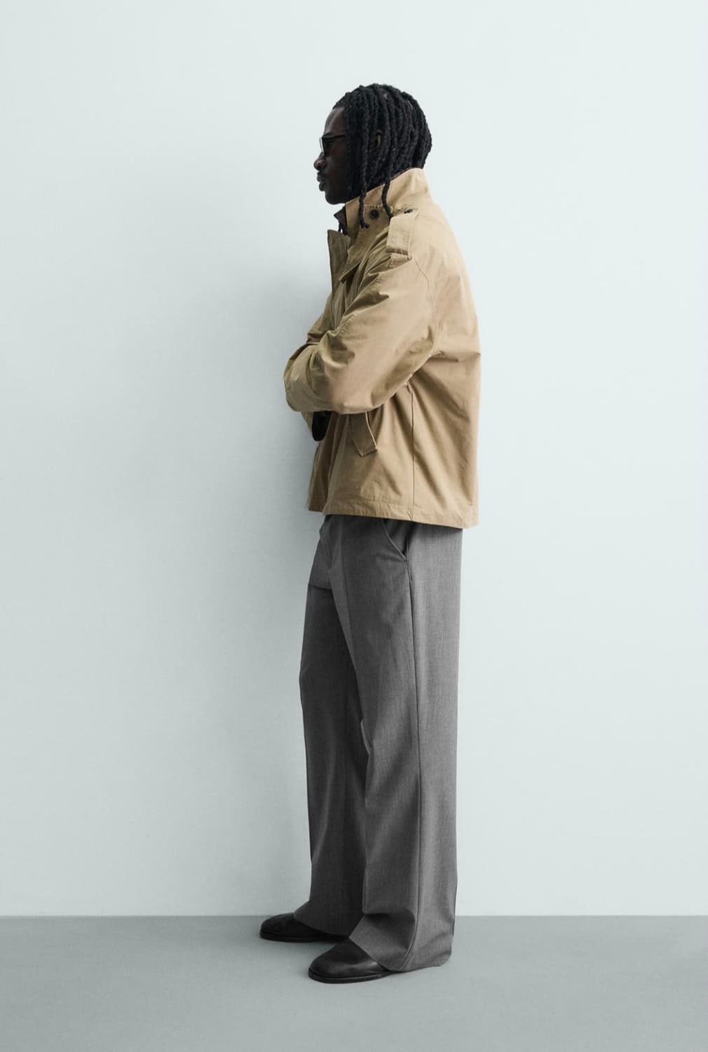 Zara 릴렉스핏 숏 트렌치 코트 M 상품이미지1