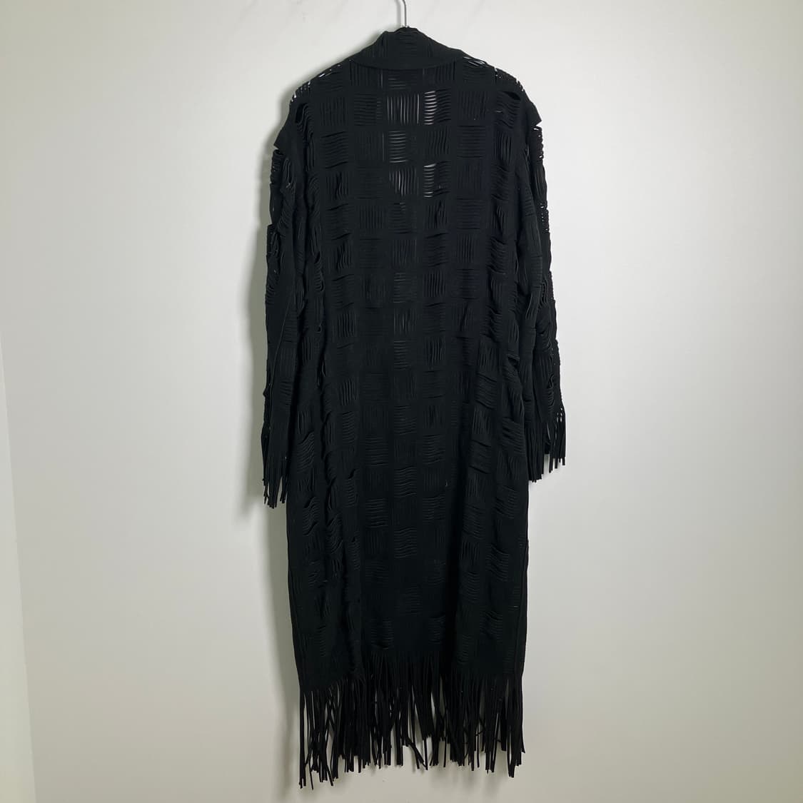 Paskal 파스칼 레이저 컷아웃 프린지 롱코트 M 상품이미지2