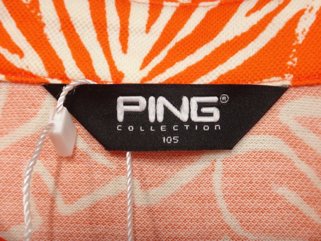 (105) 핑 골프 잎새 문양 카라넥 반팔 티셔츠 상품이미지8