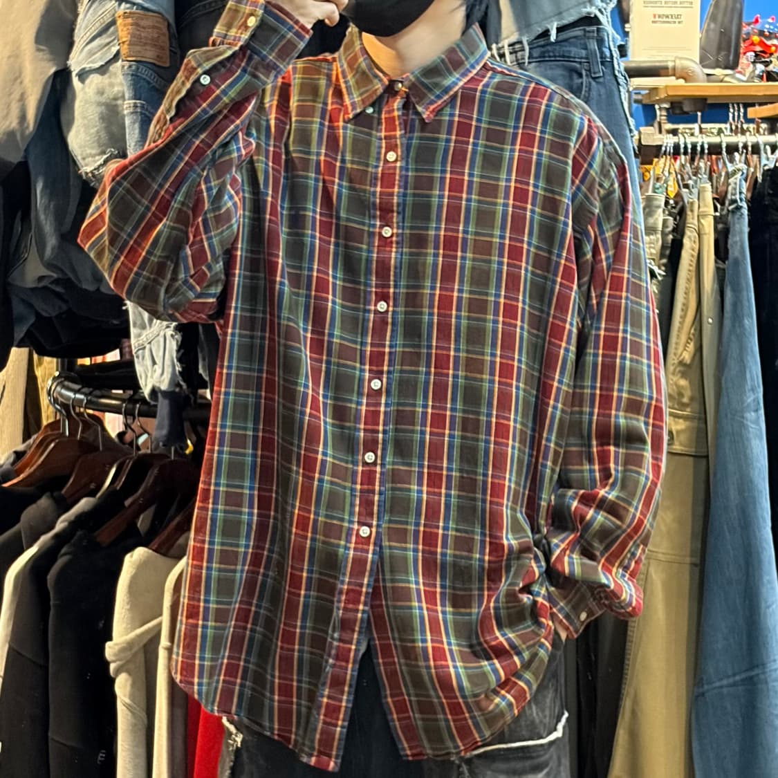 [No.9]Polo 폴로 체크 긴팔셔츠 상품이미지2