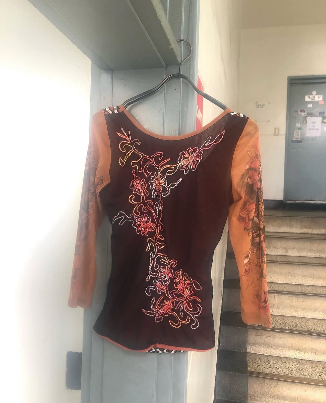 파우닝 133 빈티지 매쉬 롱슬리브 save the queen 상품이미지1