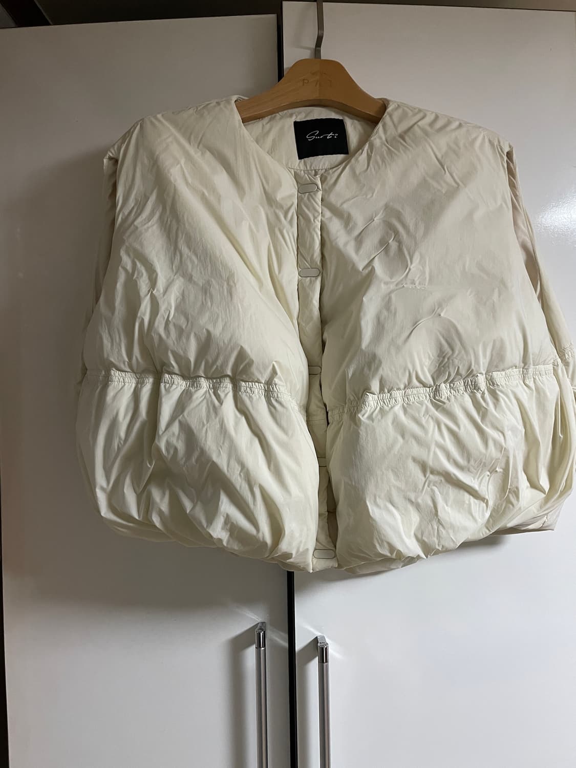 wmstory 거위털 벌룬 조끼 상품이미지1