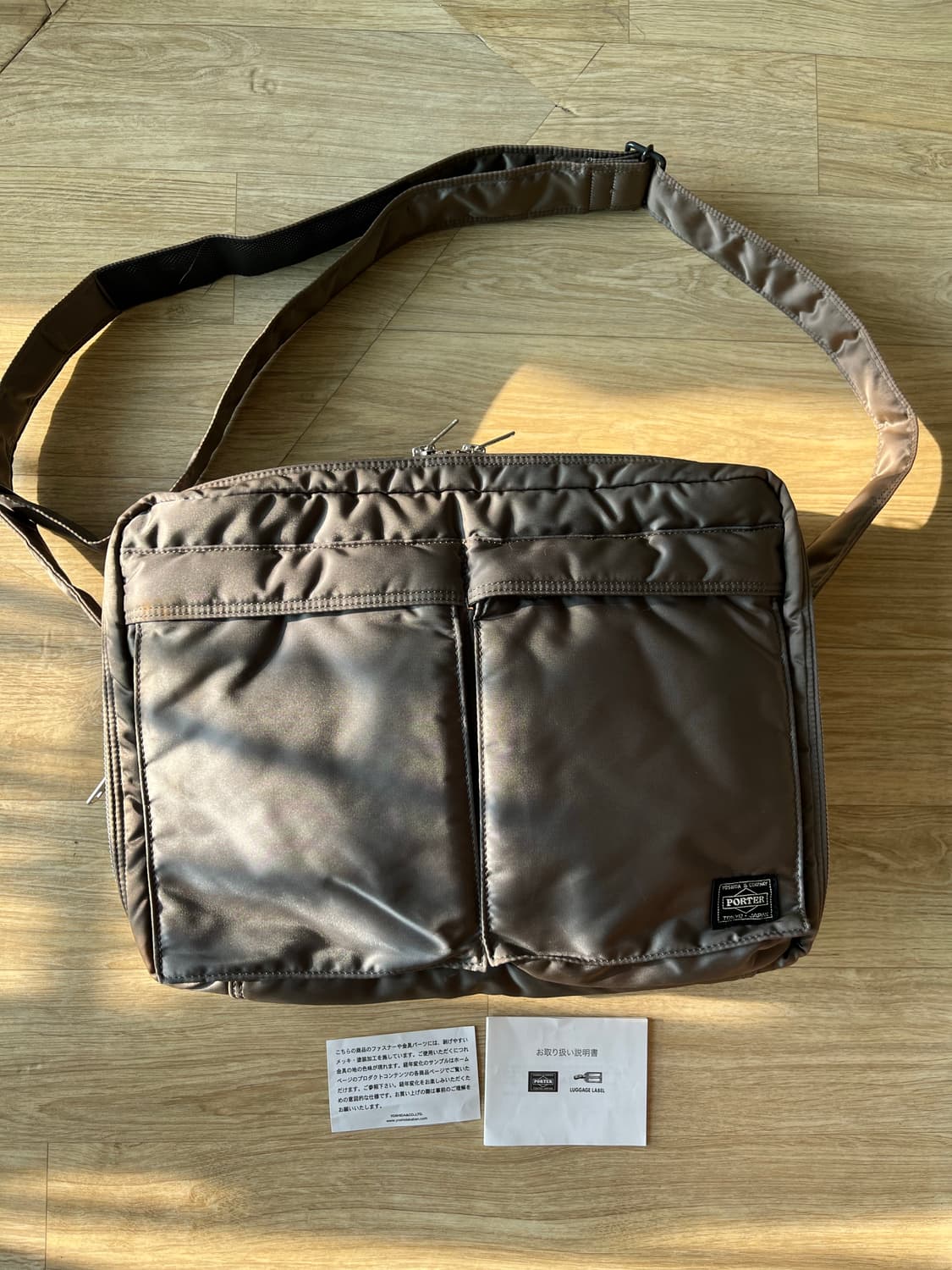 요시다 포터 탱커 숄더백 (XL) 실버 그레이 622-77137 상품이미지2