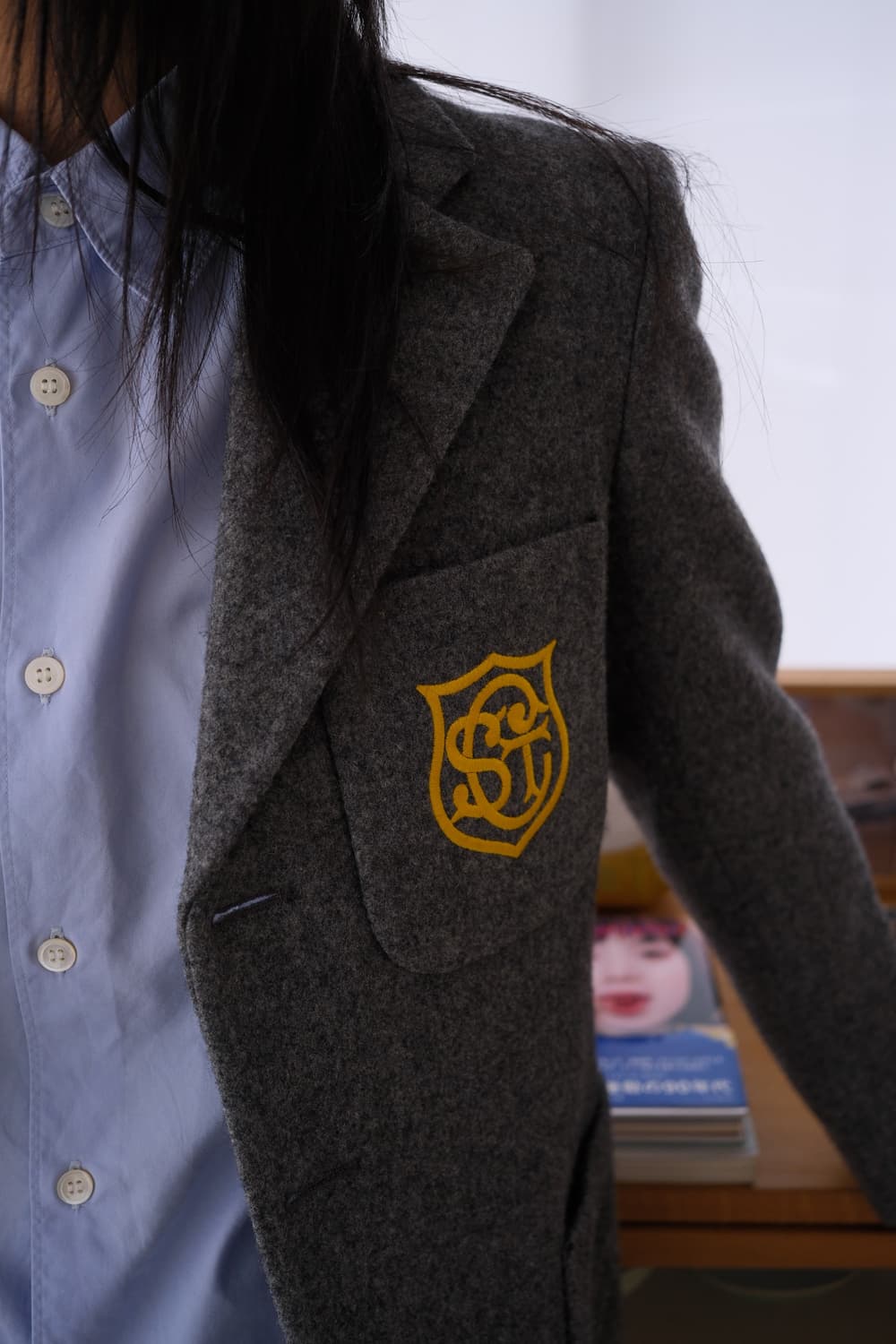 GOOD DESIGN SHOP CDG Grey wool jacket 상품이미지3