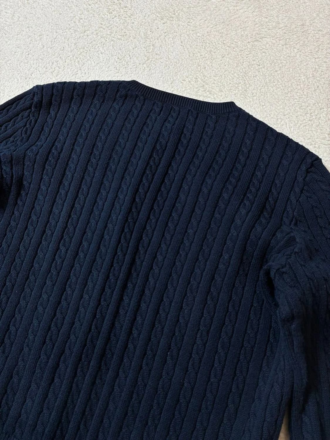 폴로 랄프로렌 크롭 미니 케이블 니트 가디건 PN7225 상품이미지5