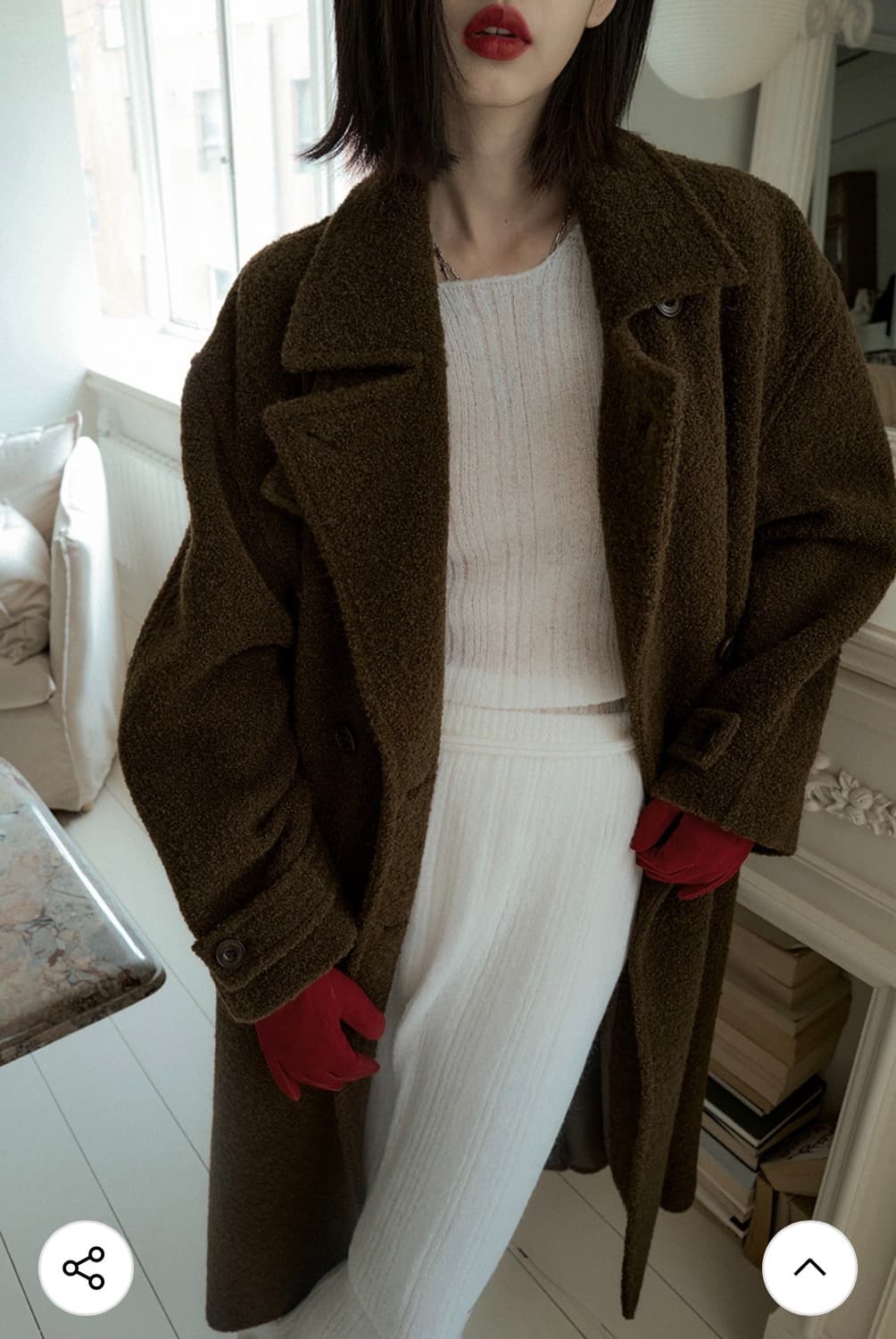 오버듀플레어 MOHAIR RIB KNIT TOP_IVORY 상품이미지1