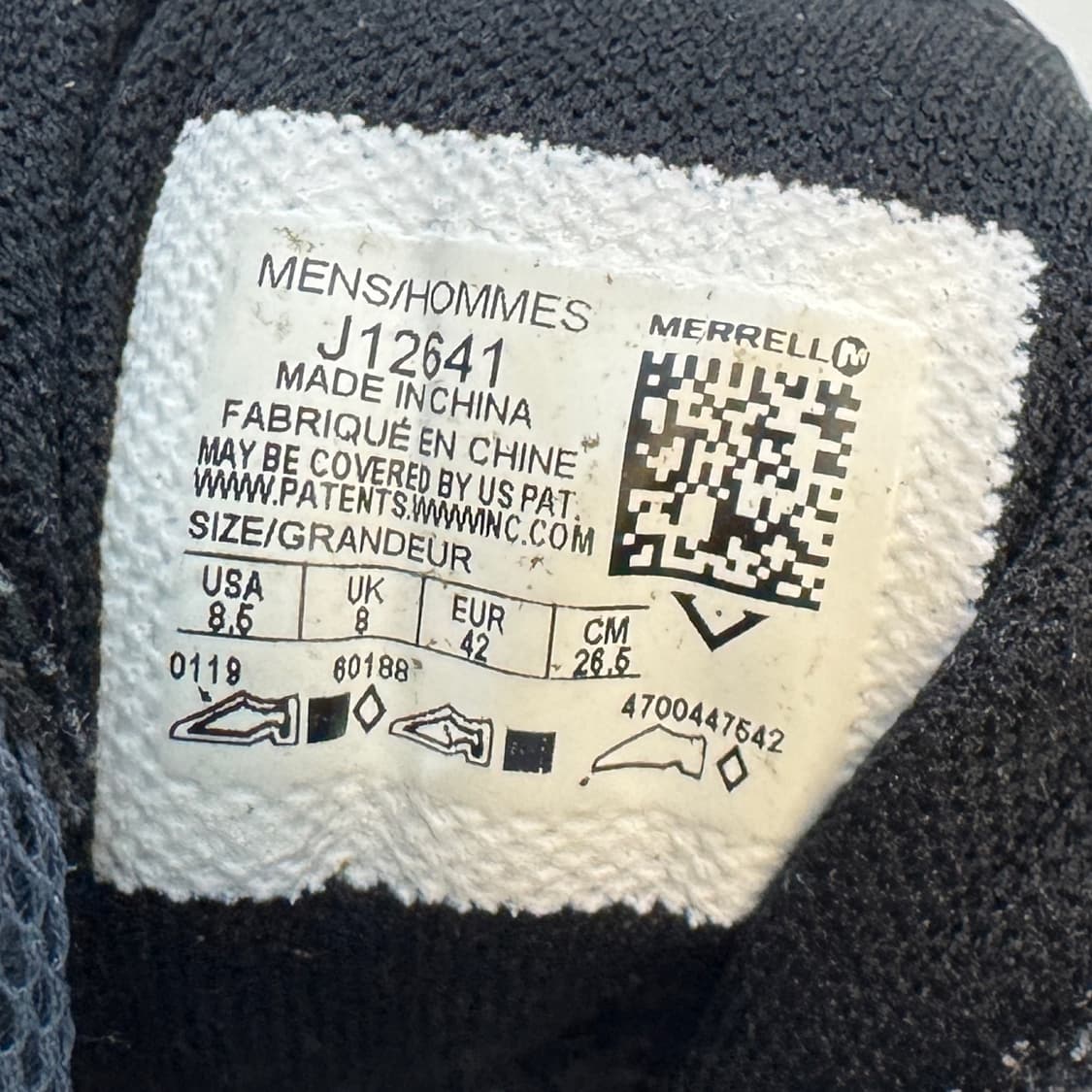 머렐 고프코어 비브람솔 트레킹 슈즈 265 상품이미지7