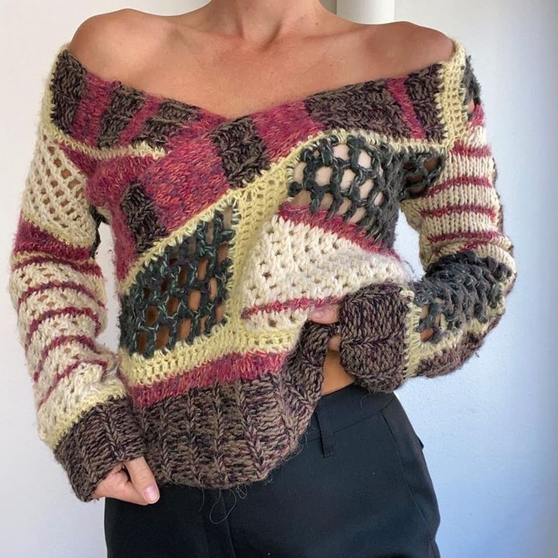 디젤(Diesel) Y2K 보헤미안 풀오버 상품이미지2