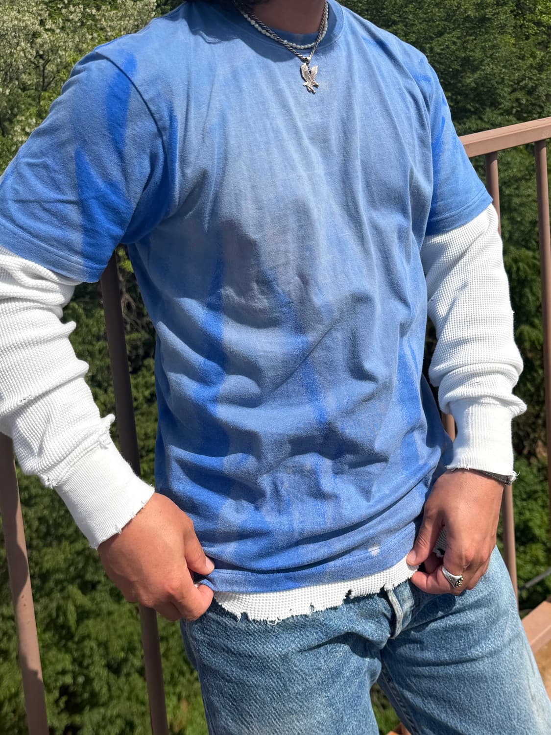 HAND-FADED BLUE T-SHIRT 상품이미지4