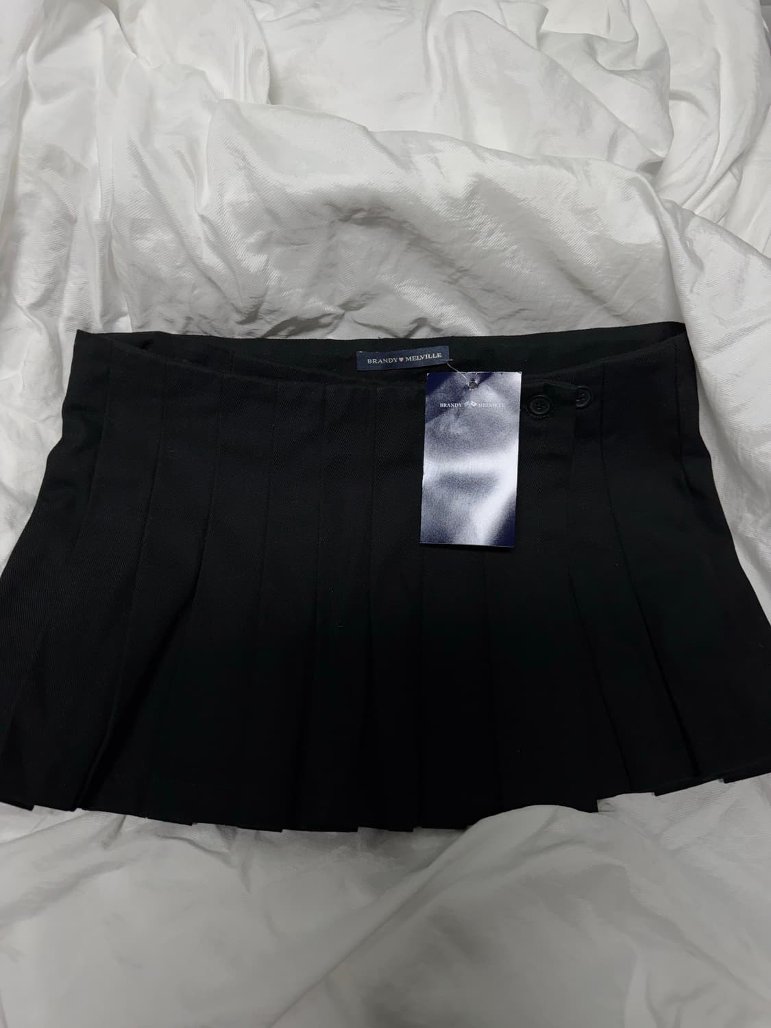 브랜디멜빌 DANA Skirt/플리츠 스커트/테니스 스커트 블랙 상품이미지3