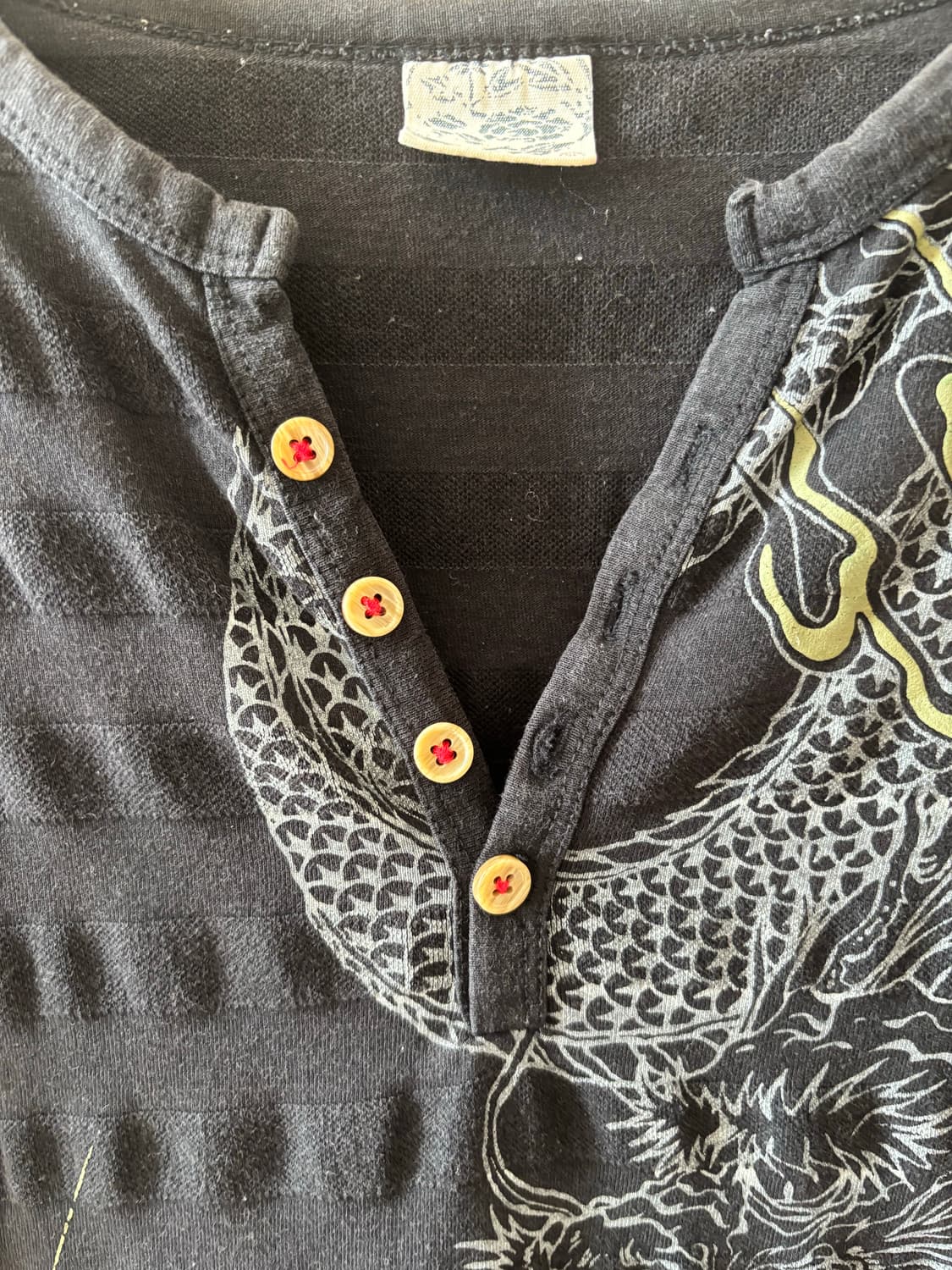 재패니즈 드래곤 프린티드 롱슬리브 티셔츠 상품이미지5