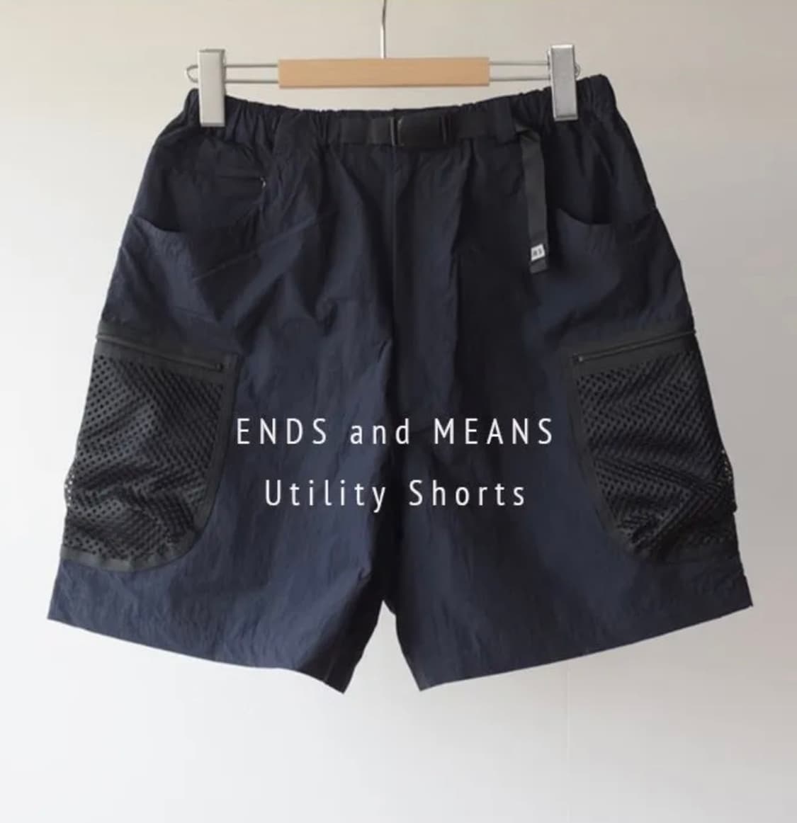 [새상품] 앤즈앤드민즈 유틸리티 쇼츠(네이비, S) 상품이미지1