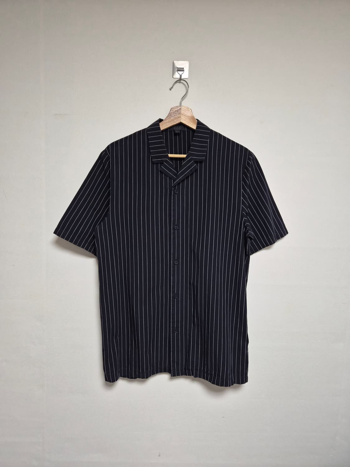 코스Cos 스트라이프 반팔 셔츠 S사이즈 - S282 상품이미지1