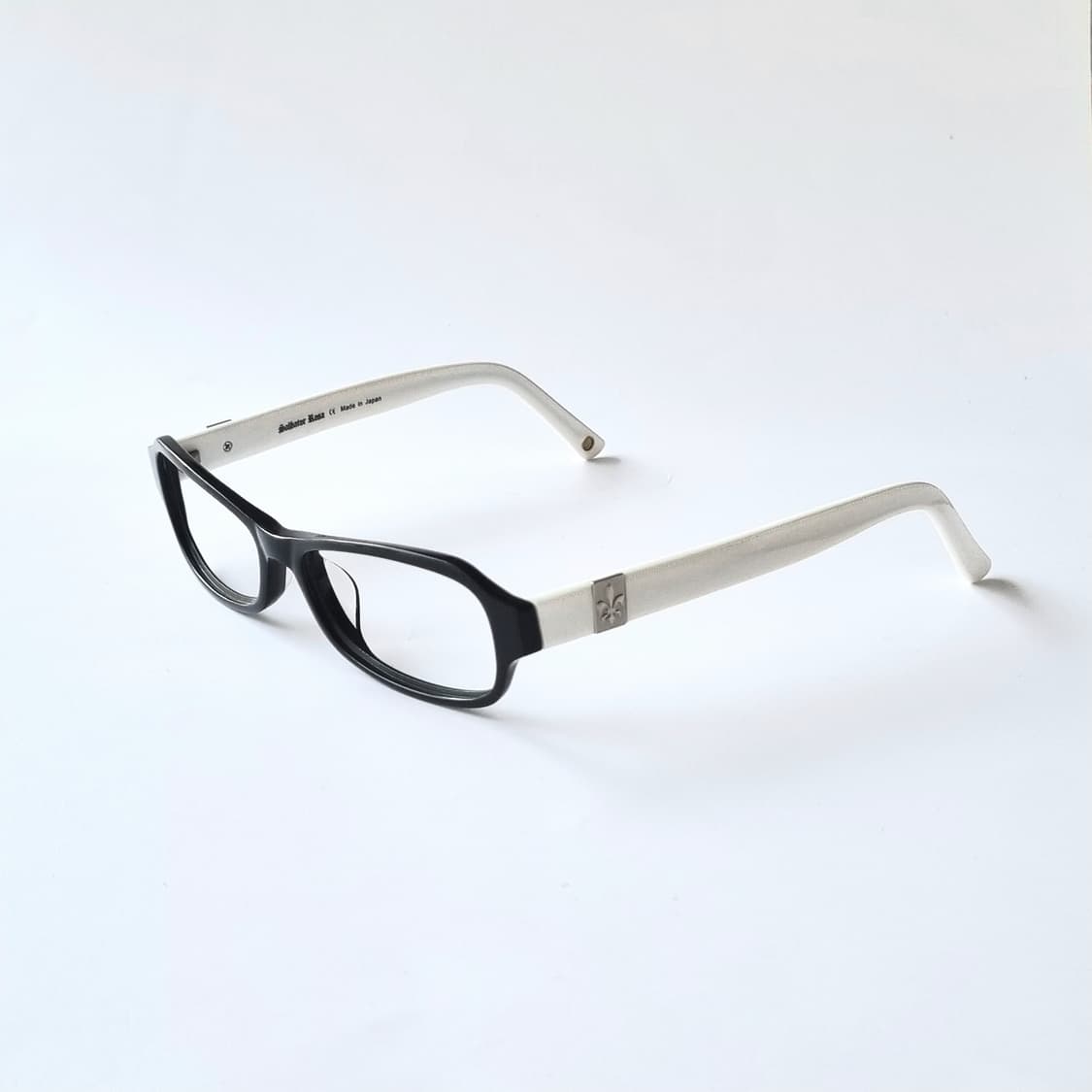 데드스탁 Salvator Rosa 블랙 &화이트 뿔테 안경 723 상품이미지4
