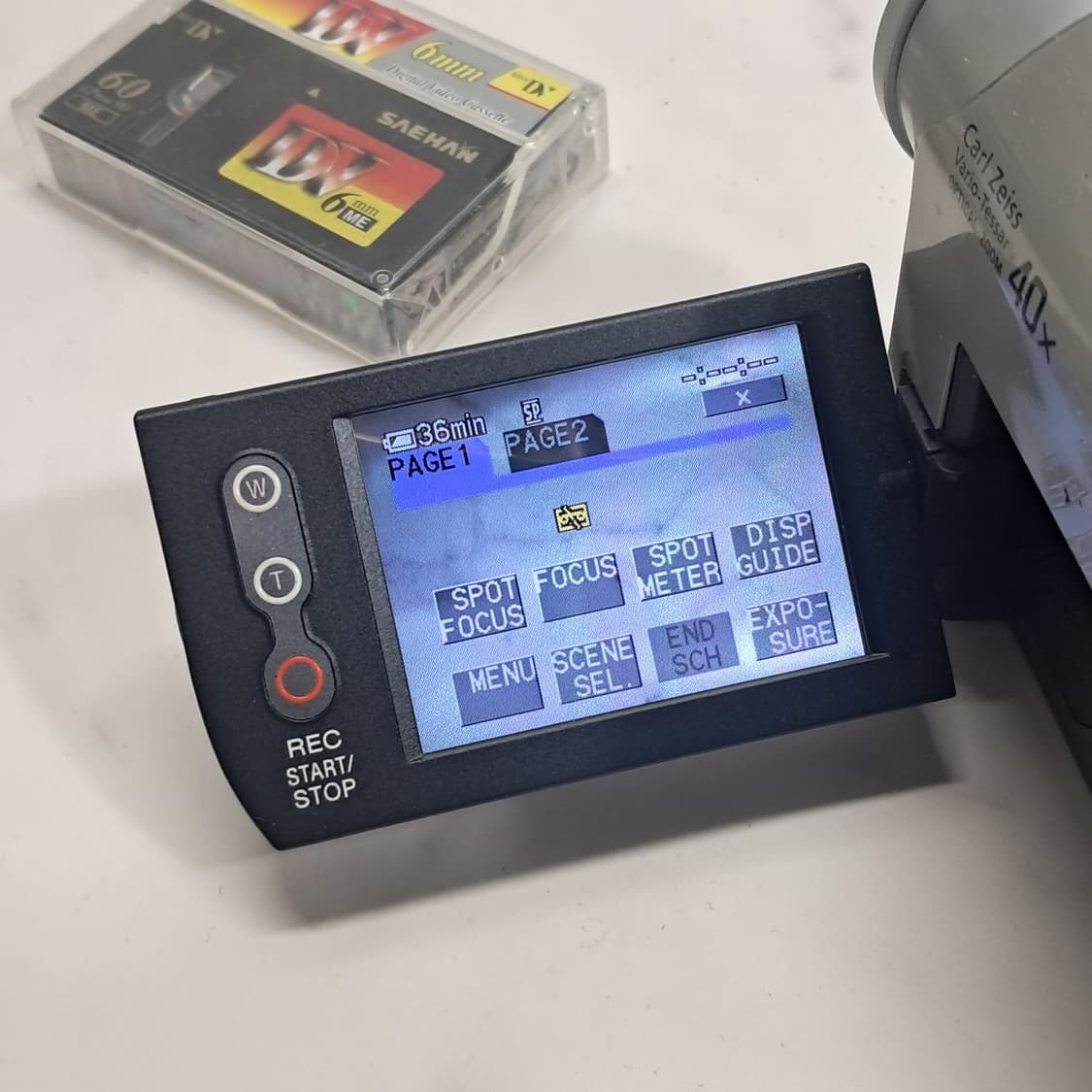 소니 핸디캠 DCR-HC38 칼자이스 40배줌 상품이미지6