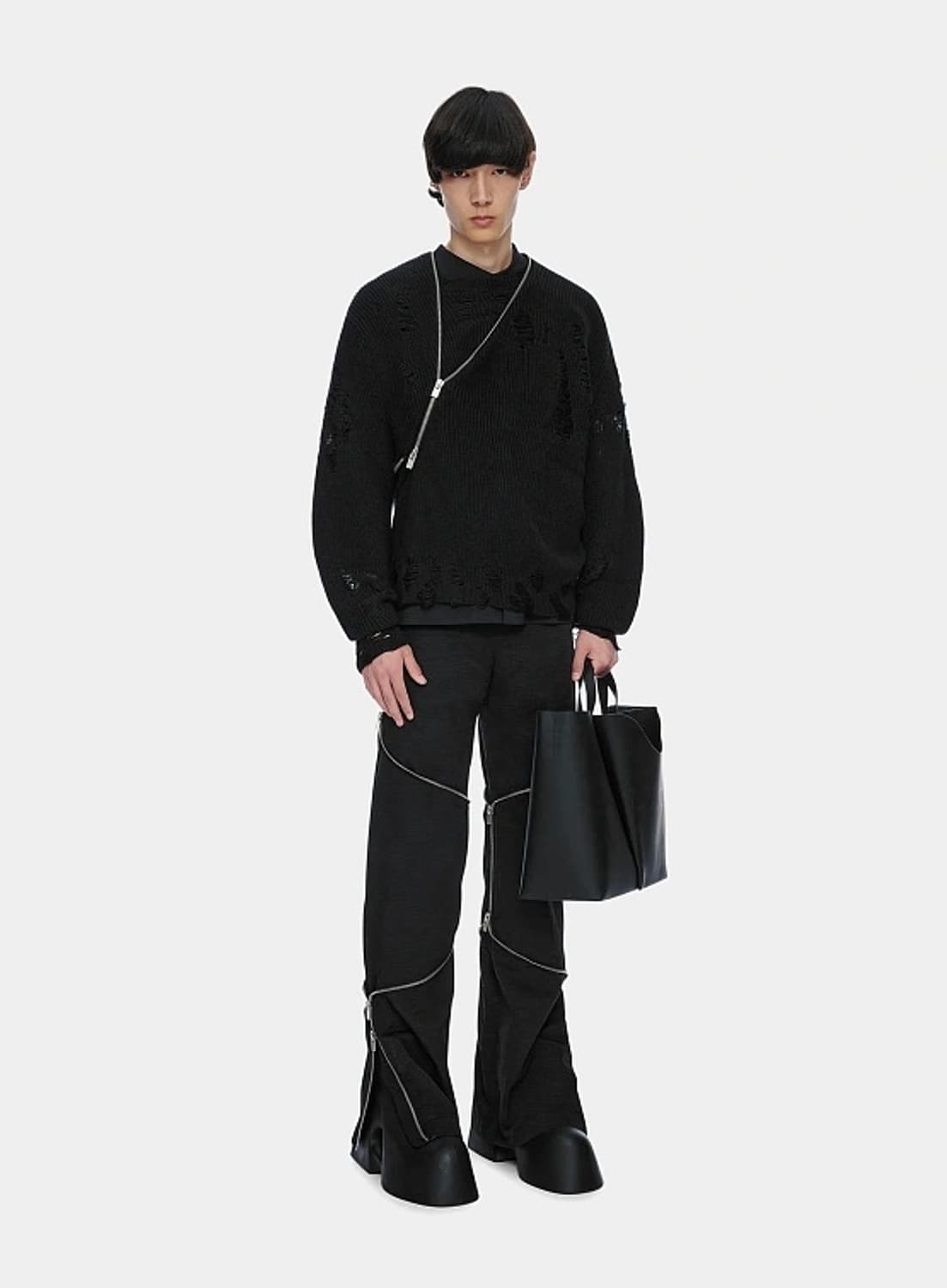 CONVEX DISTRESSED KNIT 상품이미지1