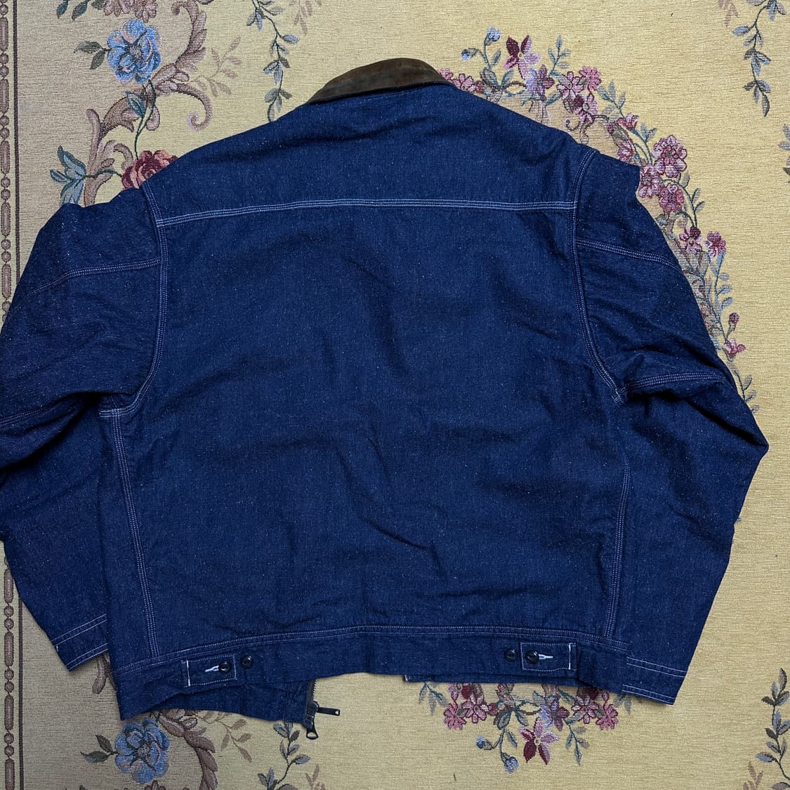 비헤비어 워시드 레더 카라 스포츠 자켓 [4] 상품이미지2