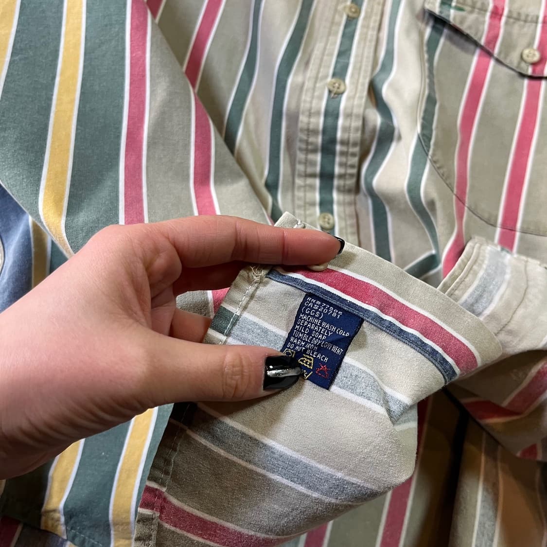 타미 힐피거 올드스쿨 스트라이프 오버셔츠 상품이미지4