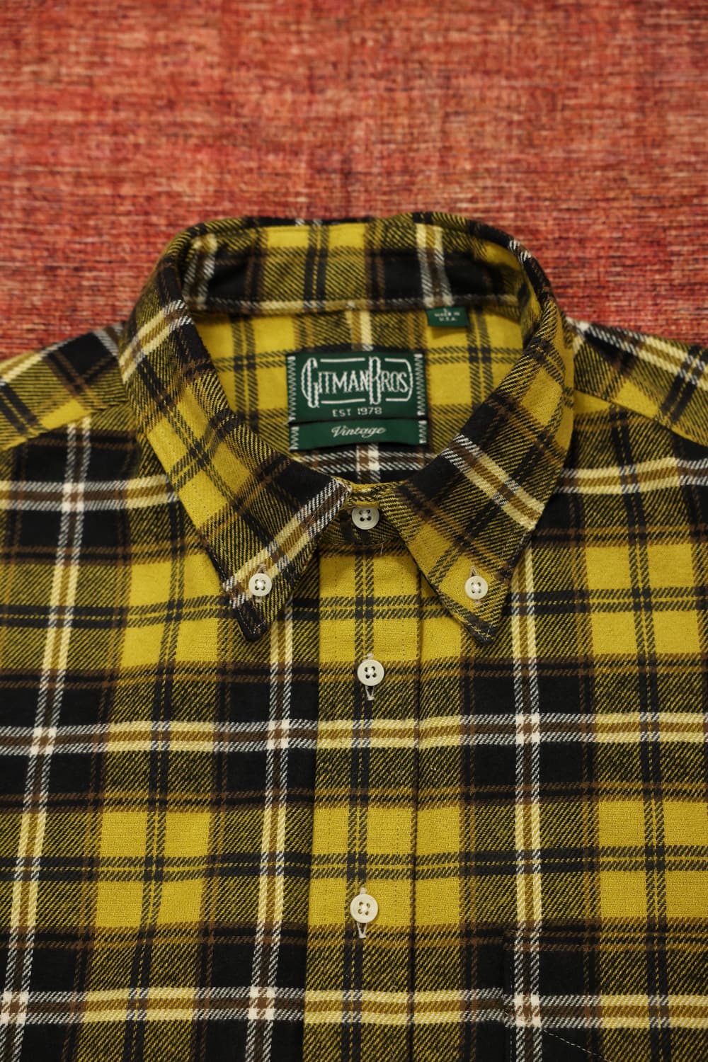 짓먼빈티치 겨울 마드라스 체크셔츠 판매 상품이미지5