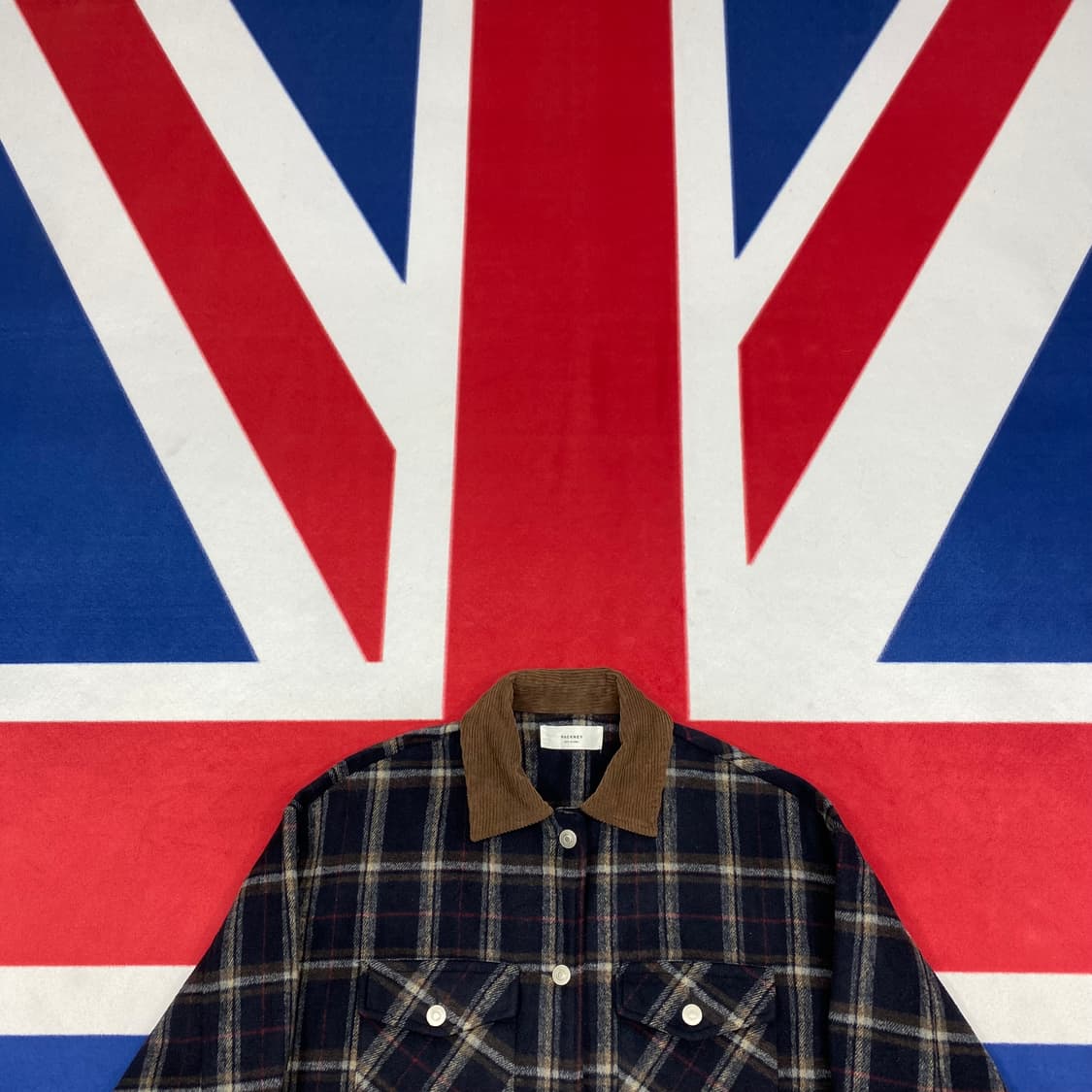 빈티지 플란넬 셔츠자켓 여성free 상품이미지2