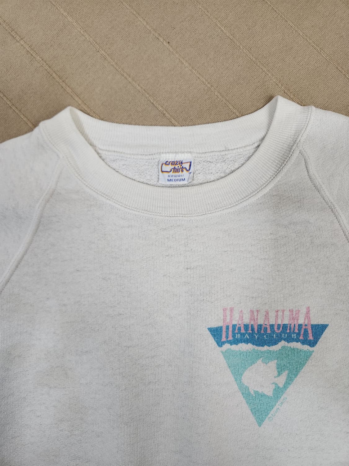 90s 빈티지 USA crazy shirts 맨투맨 스웨트셔츠 M 상품이미지3