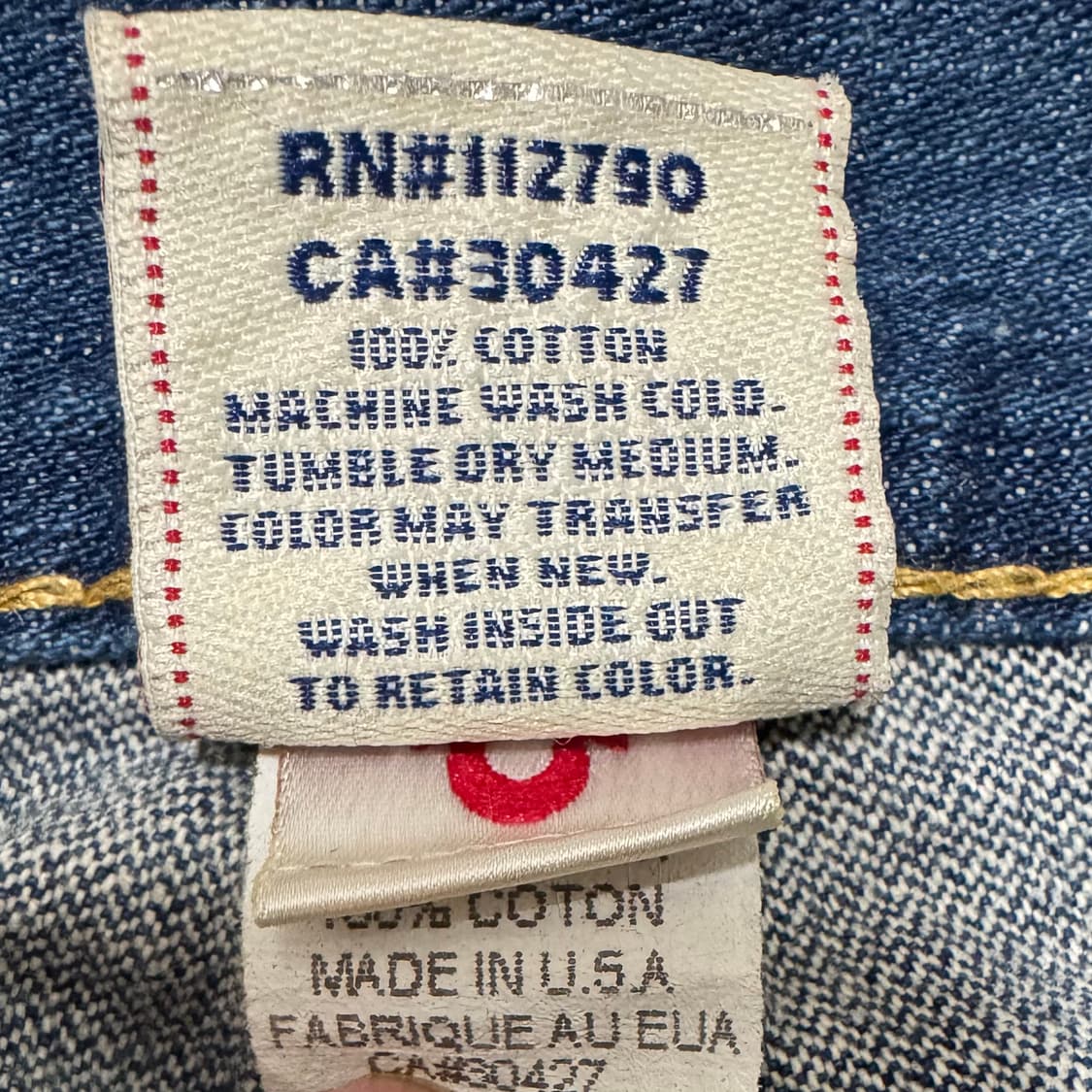 트루릴리전 플레어 토니 부츠컷 데님 팬츠 상품이미지7