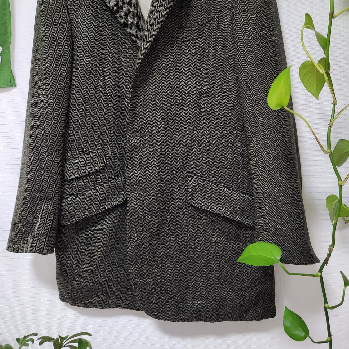 90s 폴 스튜어트 울 캐시미어 3버튼 스포츠 자켓(JAPANmade) 상품이미지3