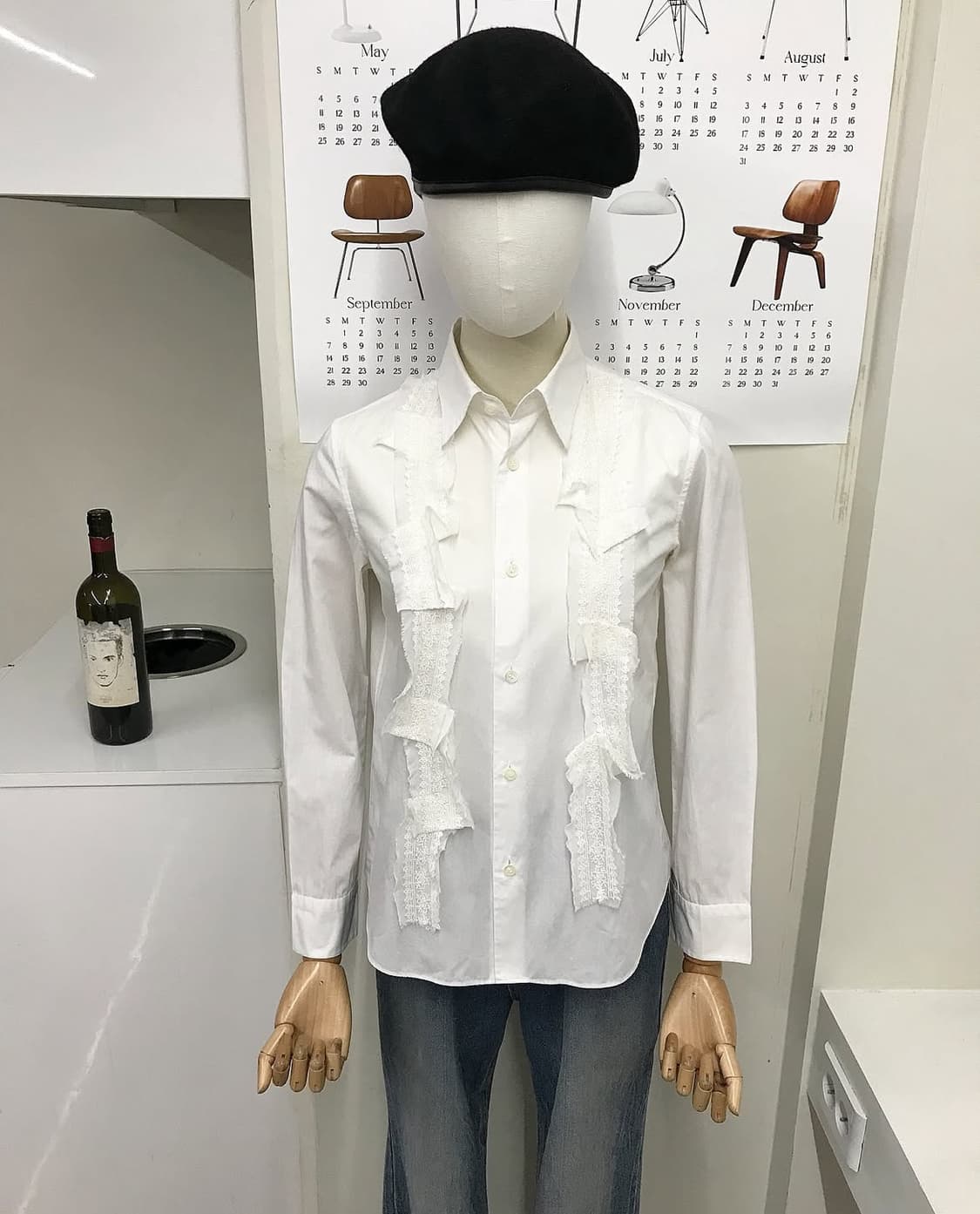 꼼데가르송 트리콧 러플 셔츠 상품이미지7