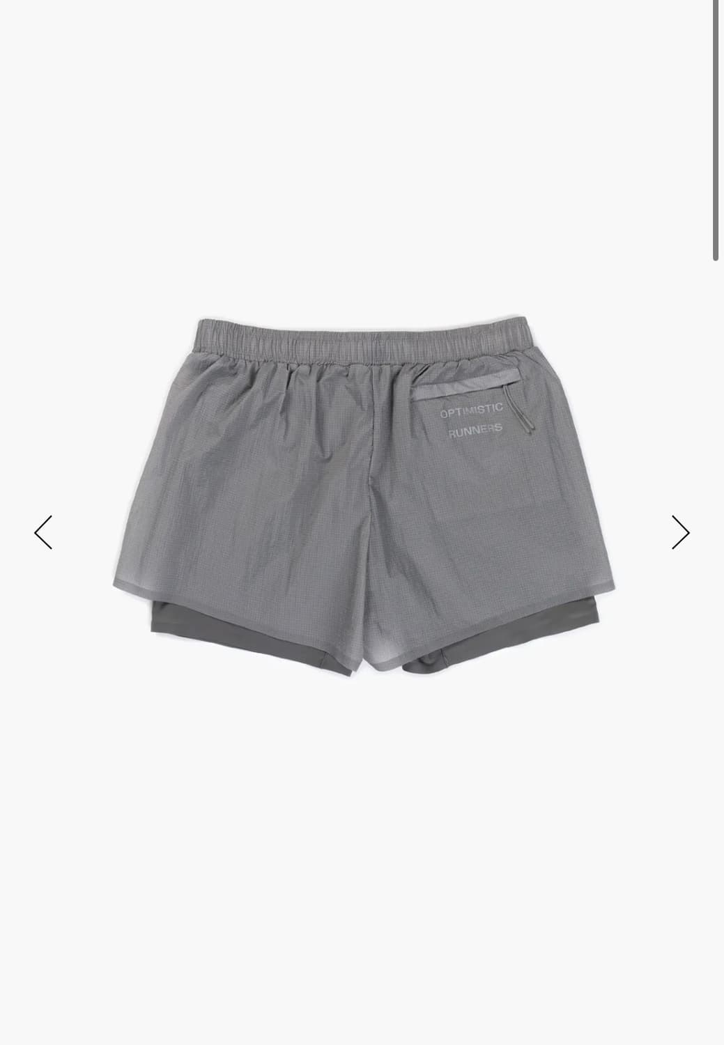 OptimisticRunners Glossy ripstop shorts 상품이미지2