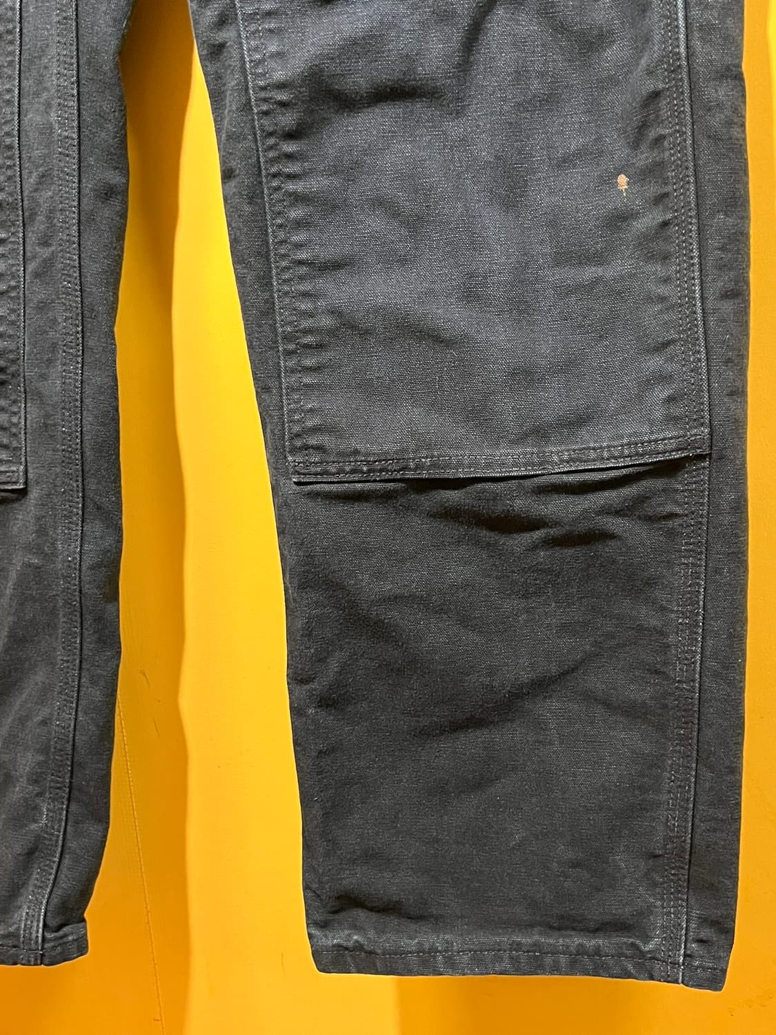 [36x32] 칼하트 USA 워크팬츠 더블니 B01 블랙 빈티지 페이드 상품이미지7