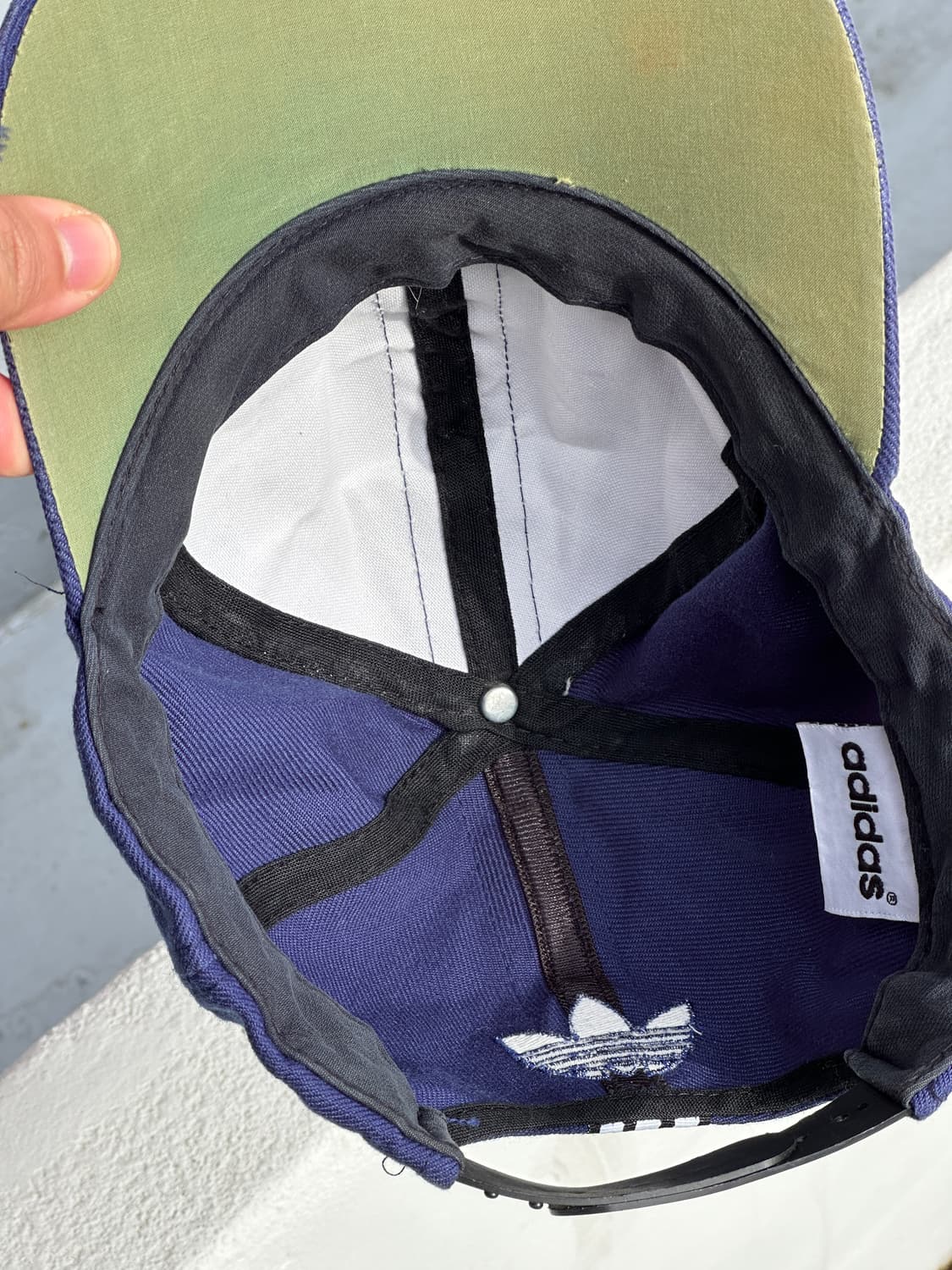 [M-L] 90s 아디다스 로고 삼선 빈티지 볼캡 모자 상품이미지6