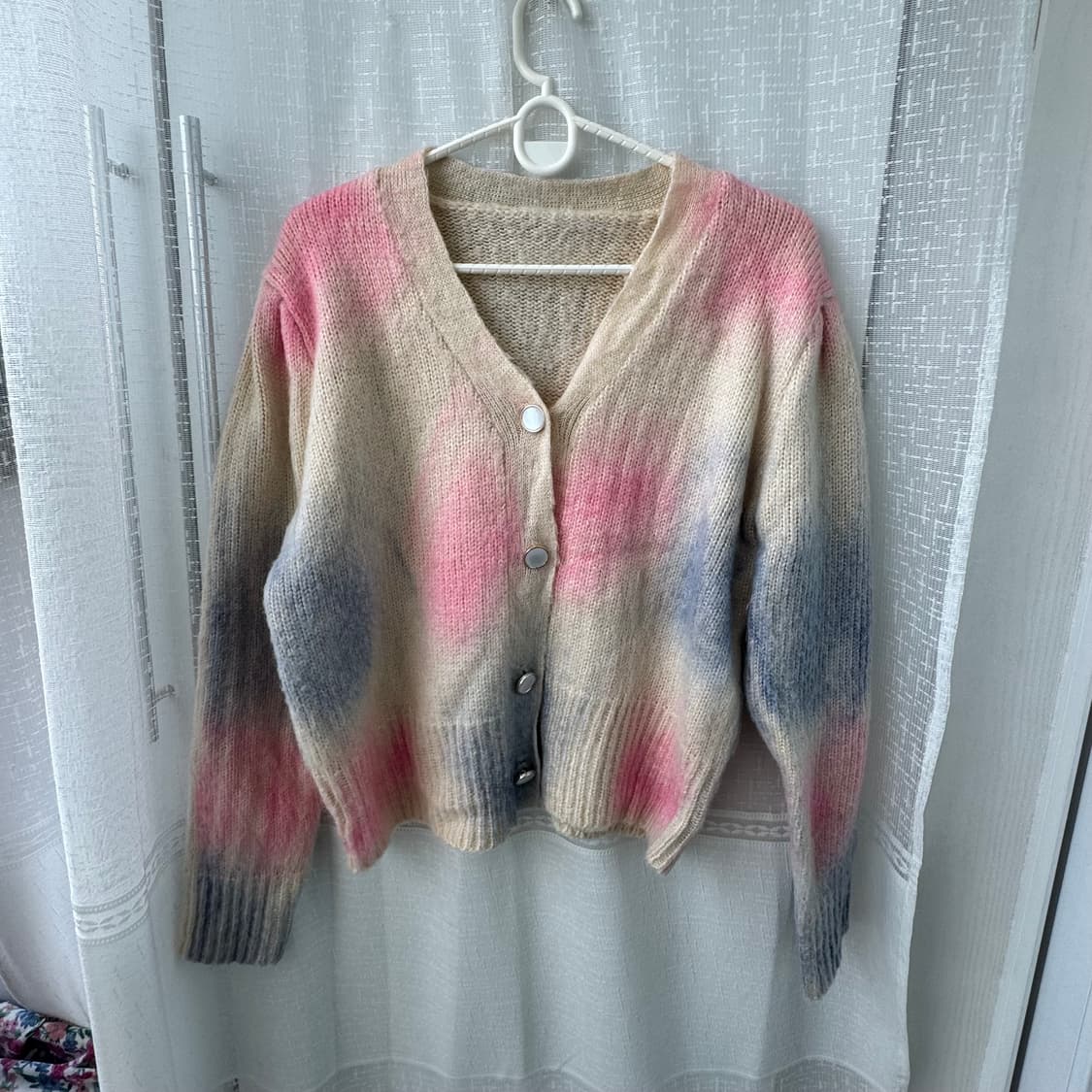 파스텔 솜사탕 니트 가디건 프리 상품이미지2