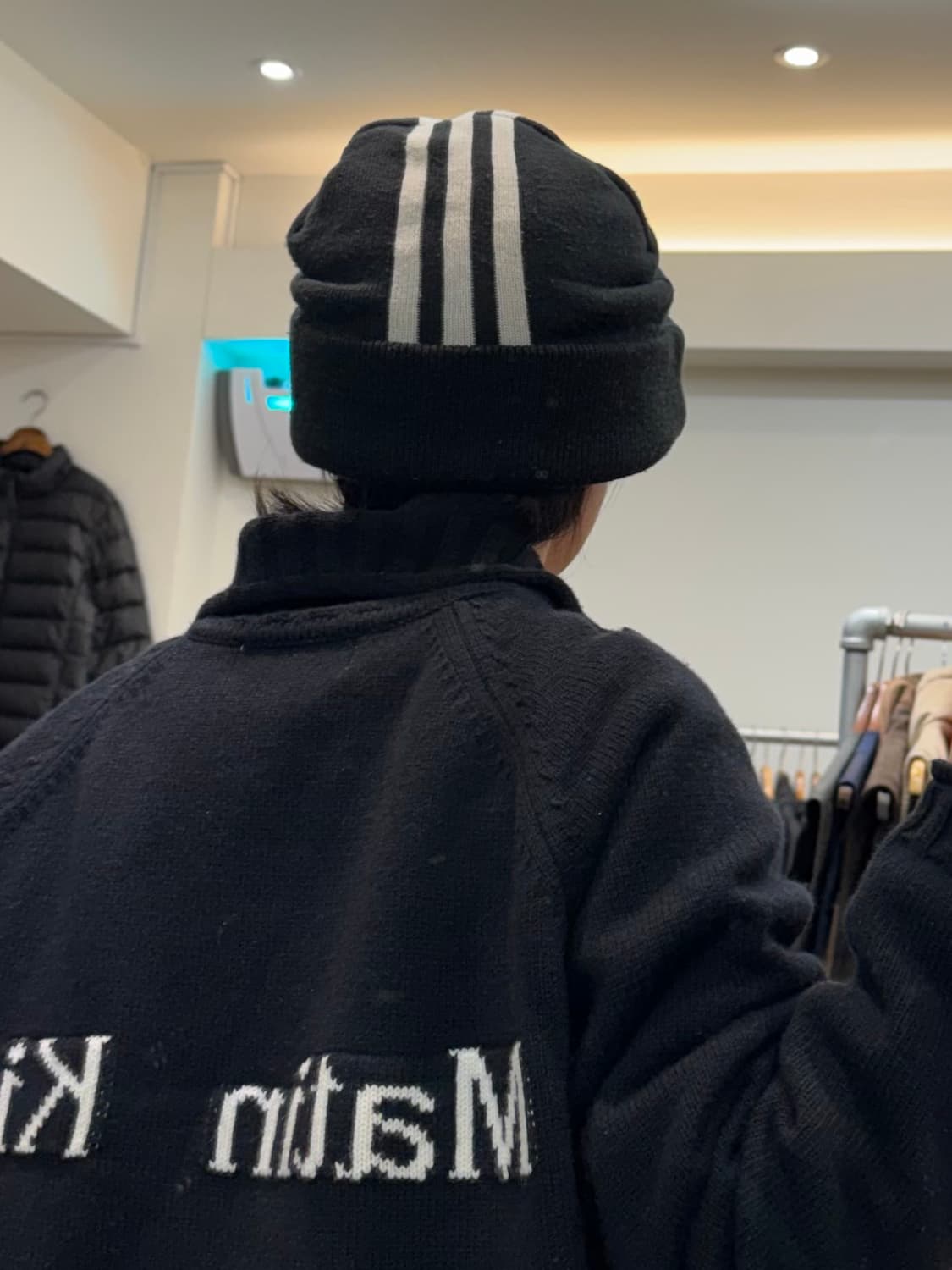 아디다스 삼선 로고 비니 상품이미지3