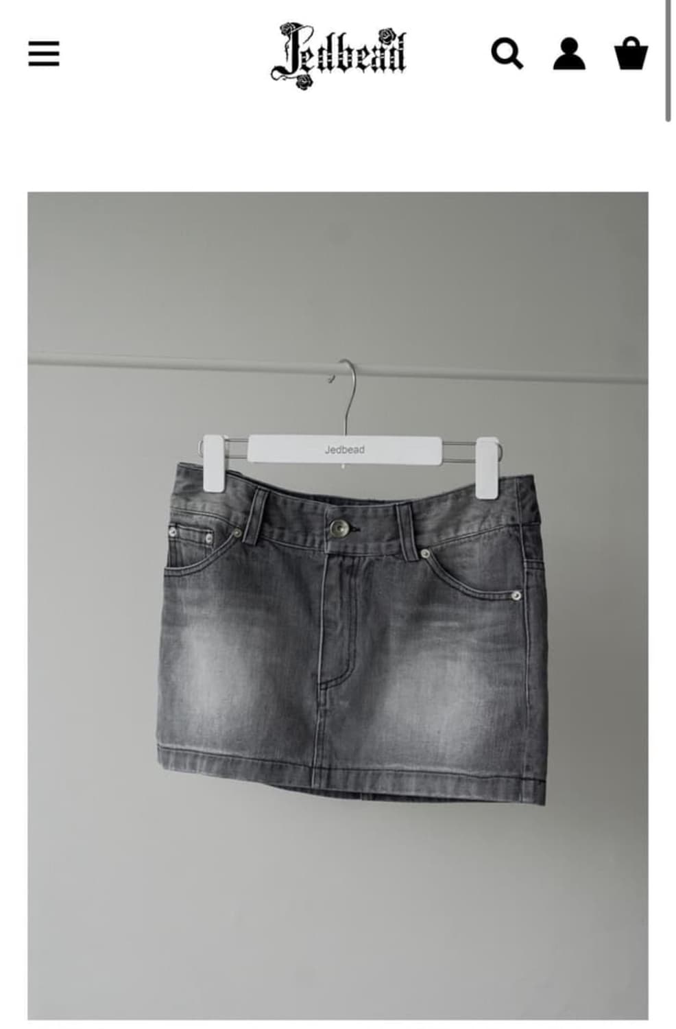 제드비드 로우웨이스트 스커트 상품이미지1