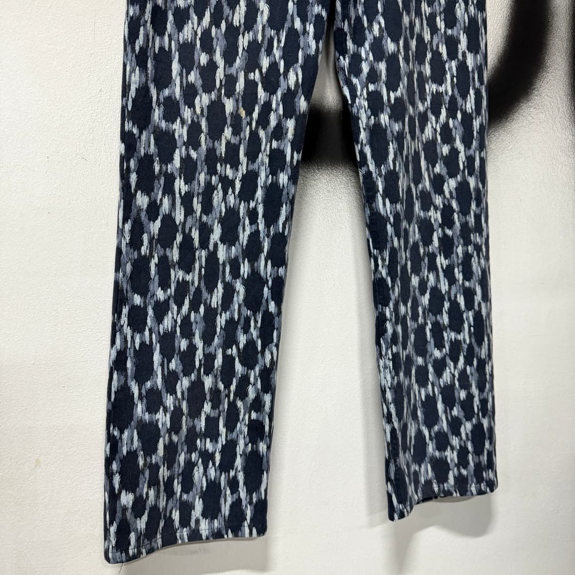 페라가모 00s 자카드 풀 패턴 와이드 데님 팬츠 상품이미지4