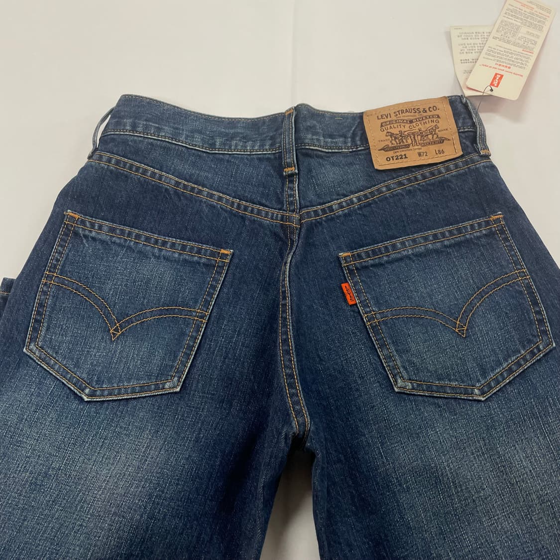 리바이스ot221 오렌지탭 데님 상품이미지5