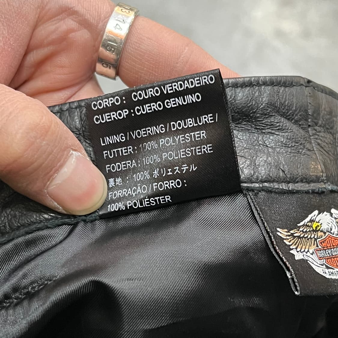  할리데이비슨 레더 바이커 팬츠 y15282 상품이미지7