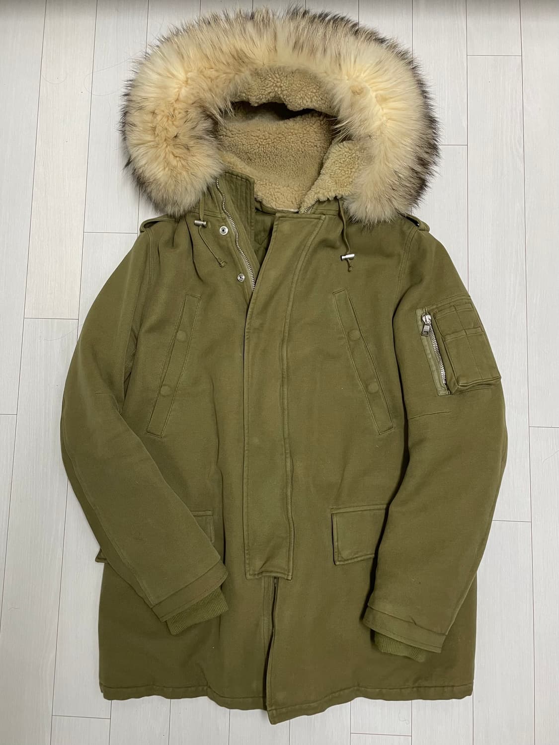 발망 11aw 라쿤퍼 야상 상품이미지4