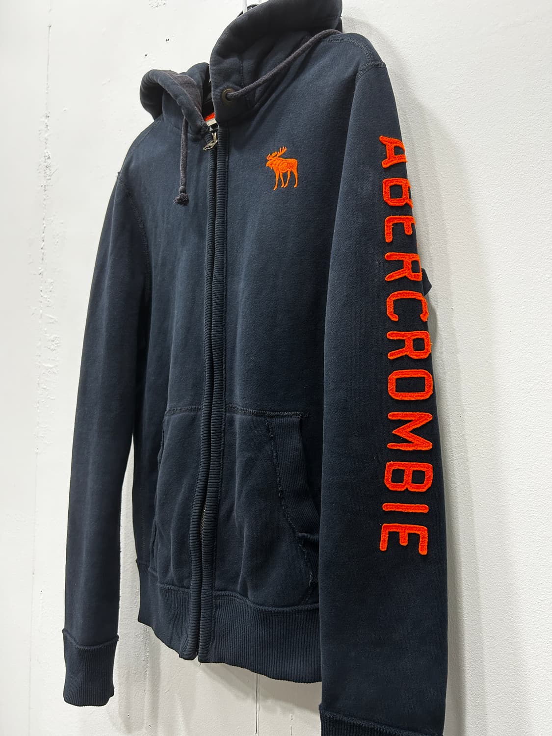 아베크롬비 네이비 후드집업 M 안감기모 상품이미지3
