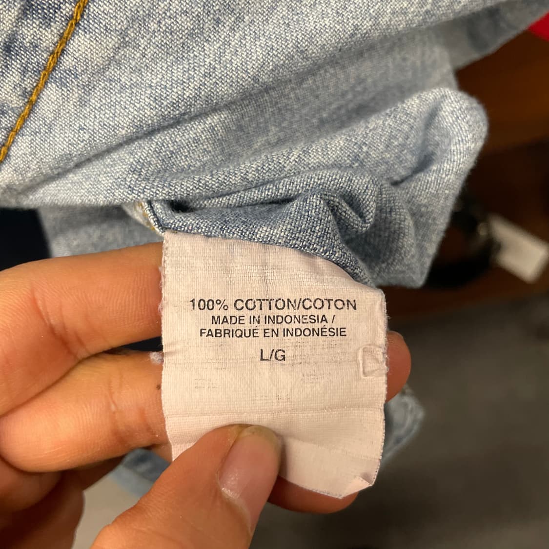 리바이스 레드 탭 클래식 포켓 데님 셔츠 상품이미지9