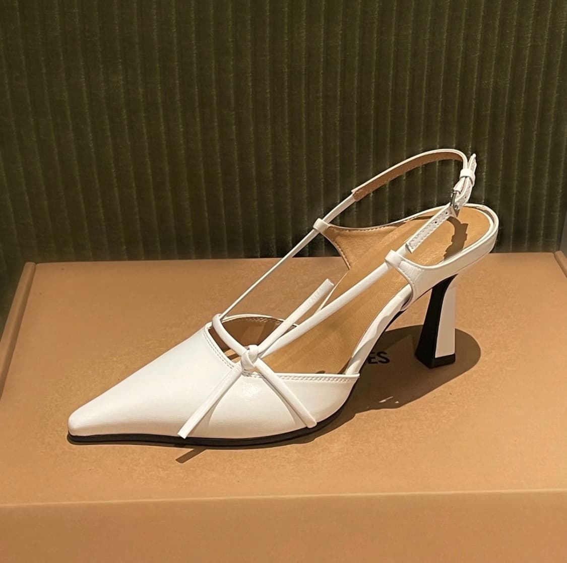 드래곤블루스 스릴 리본 슬링백 웨딩슈즈 240 상품이미지2