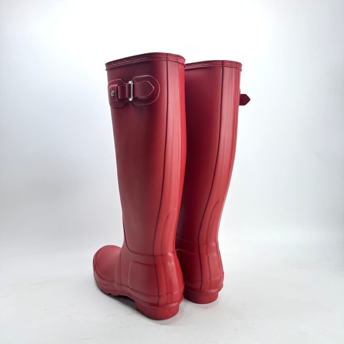 220) HUNTER 헌터 오리지널 톨 레인부츠 레드 상품이미지4