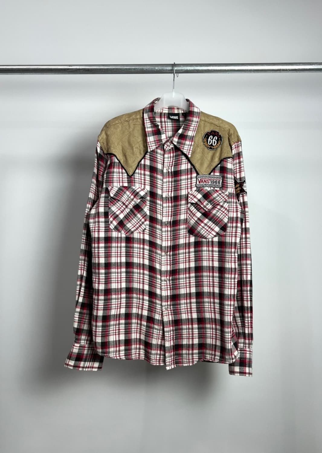 VANS detail check shirt 상품이미지1