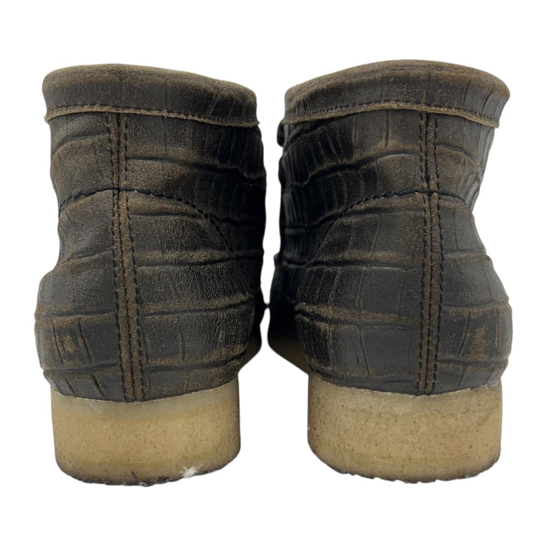 275 클락스 왈라비 부츠 블랙 크로커다일 디스트레스드 상품이미지5